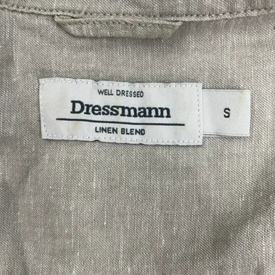Dressmann beige skjorta / S