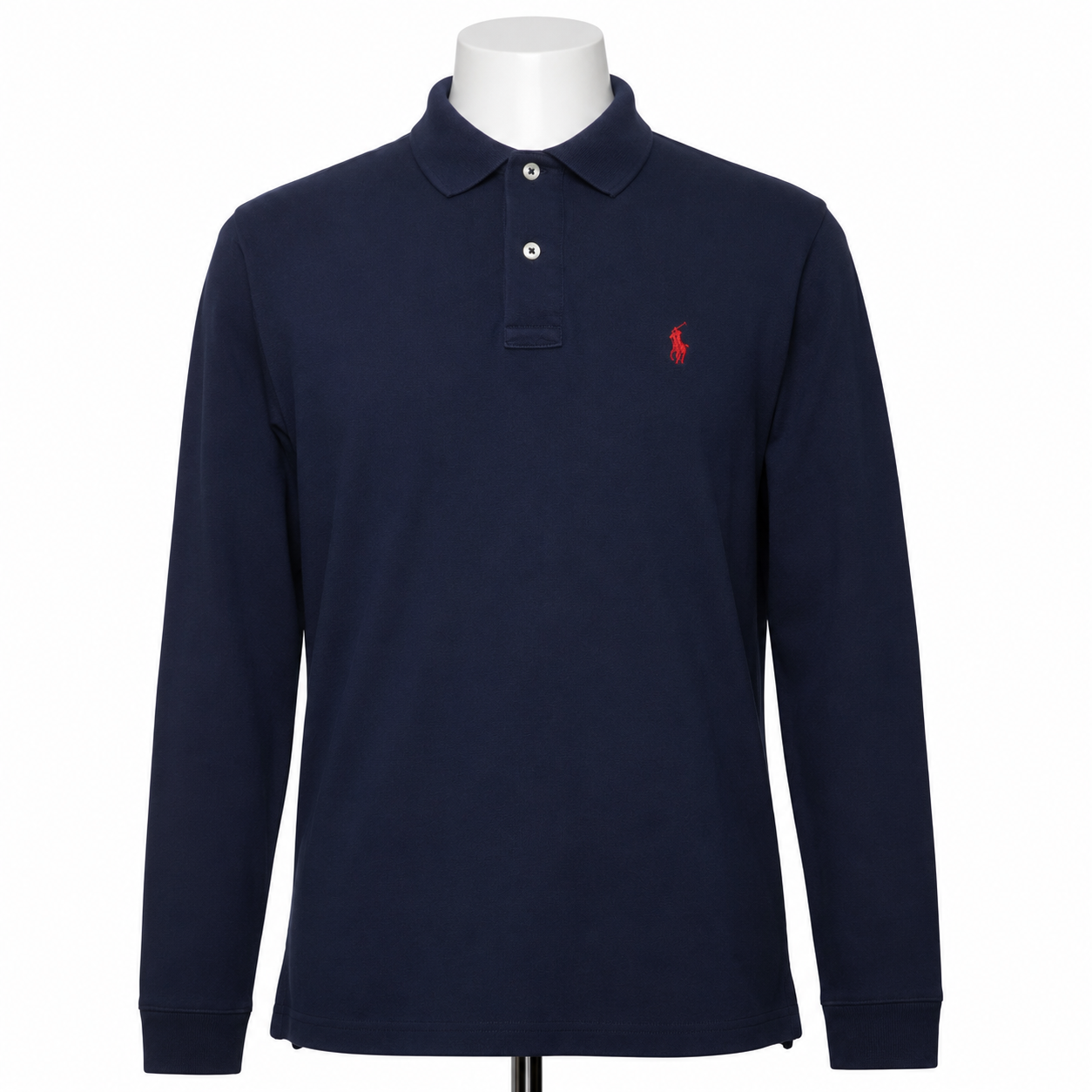 Ralph Lauren långärmad piketröja / M