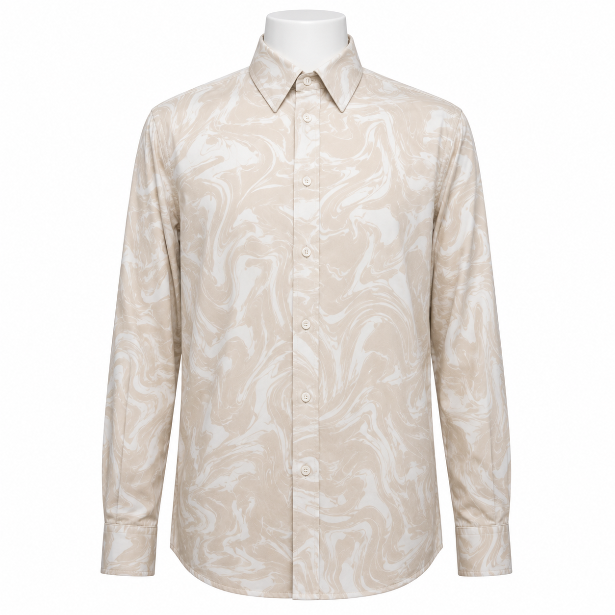 Esprit beige skjorta / M