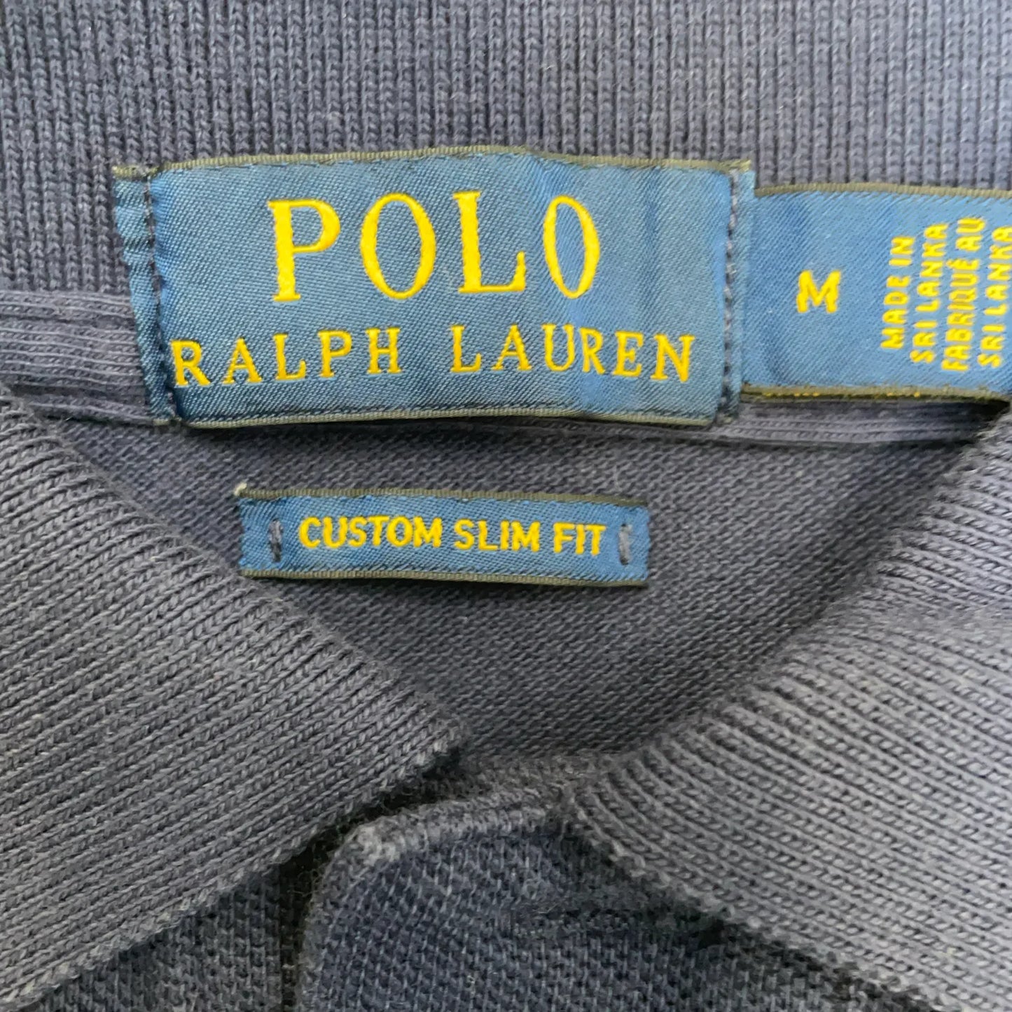 Ralph Lauren långärmad piketröja / M